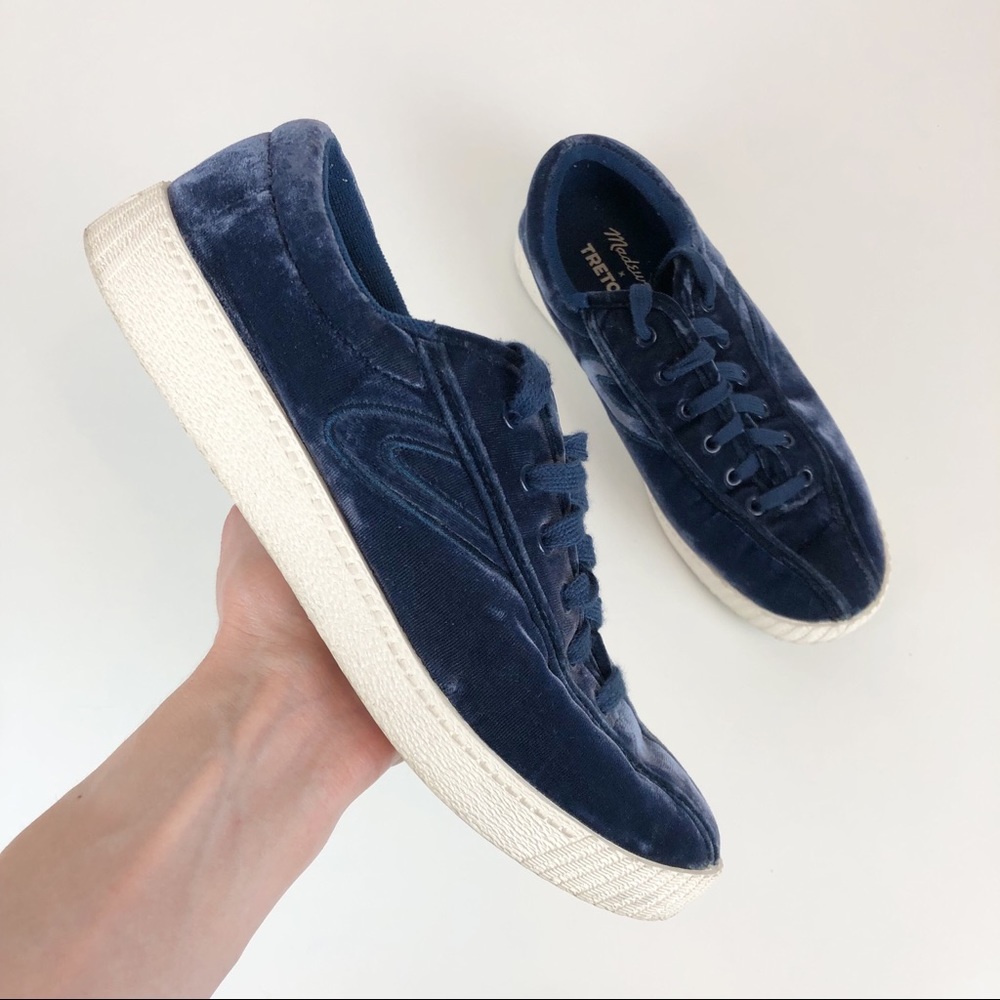 Madewell x Tretorn Nylite Plus Velvet Sneakers